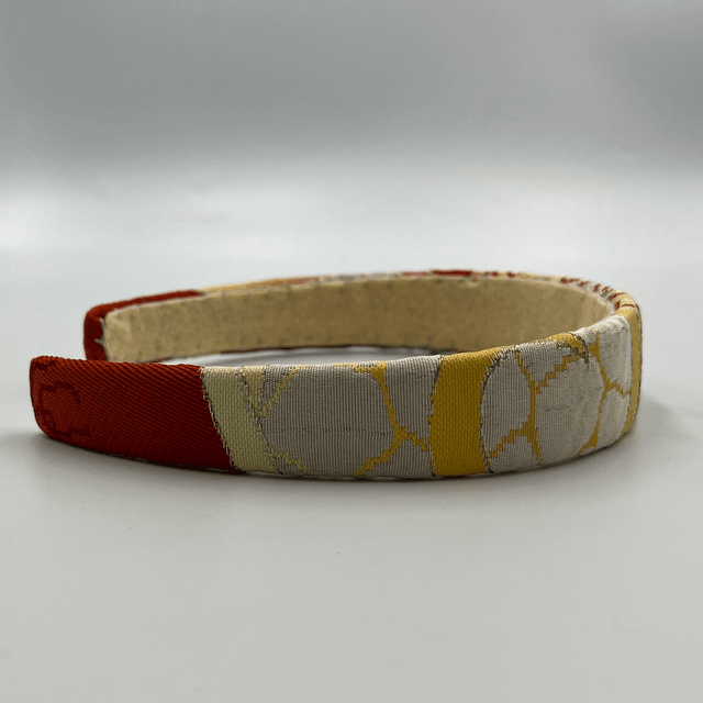 Serre-tête artisanal en tissu obi japonais 