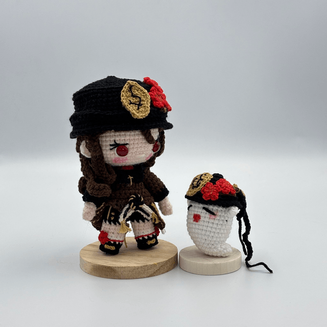 Poupée chibi Heroic Fantasy Noir – Haute finition