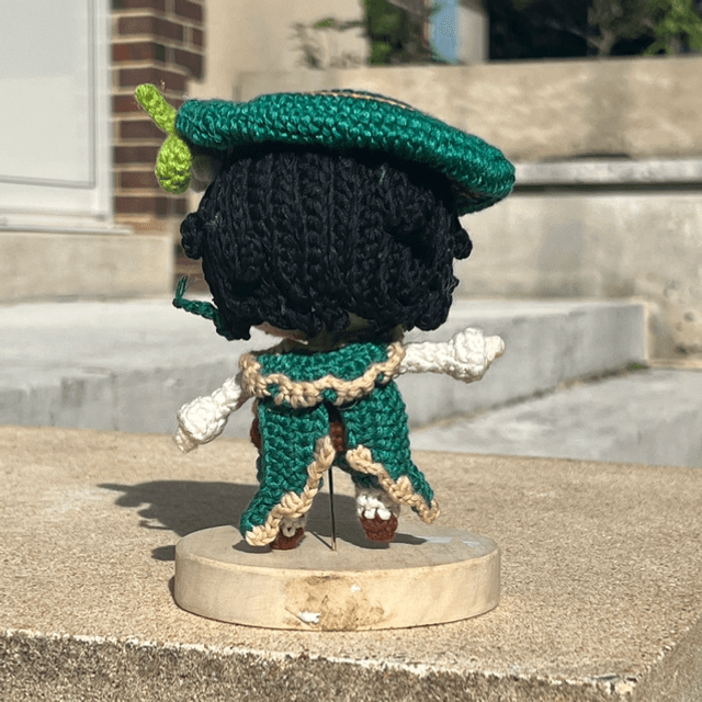 Poupée Venti au Crochet - Modèle Articulé, Taille 16 cm