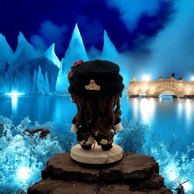 Poupée chibi Heroic Fantasy Noir – Haute finition