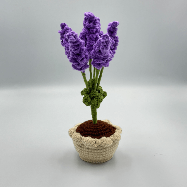 Pot de lavande décoratif (5 fleurs et 2 variantes)