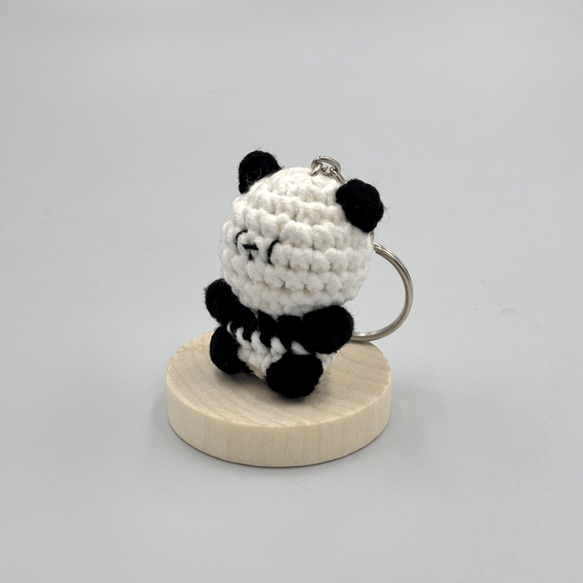 Porte clef Micronnerie en laine chenille – Collection 1