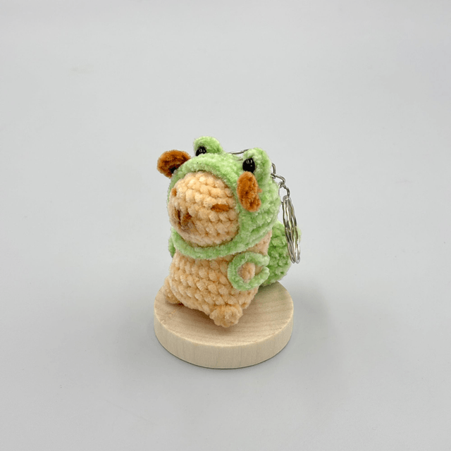 Mini Kapibara en laine chenille