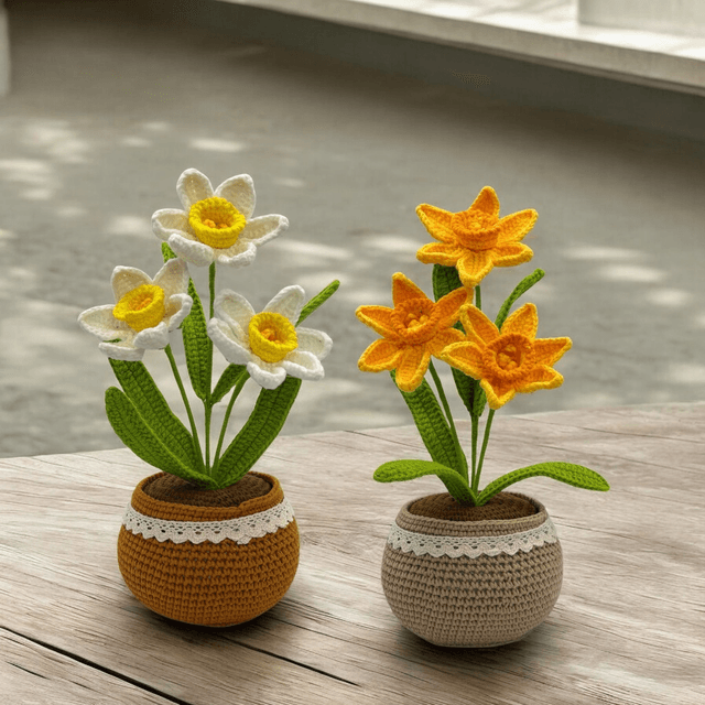 Pot de jonquilles ou narcisses