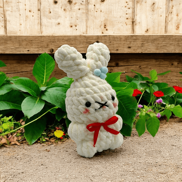 Lapin en laine chenille