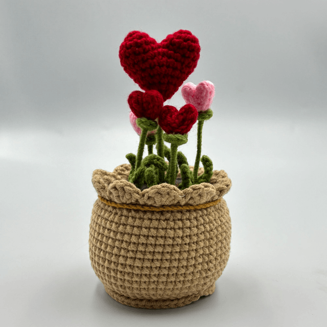 Pot des Cœurs Fleuris
