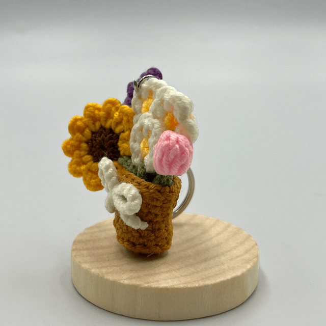 Porte clé Mini Bouquet Fleuri