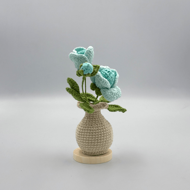 Mini vase de roses (3 fleurs)