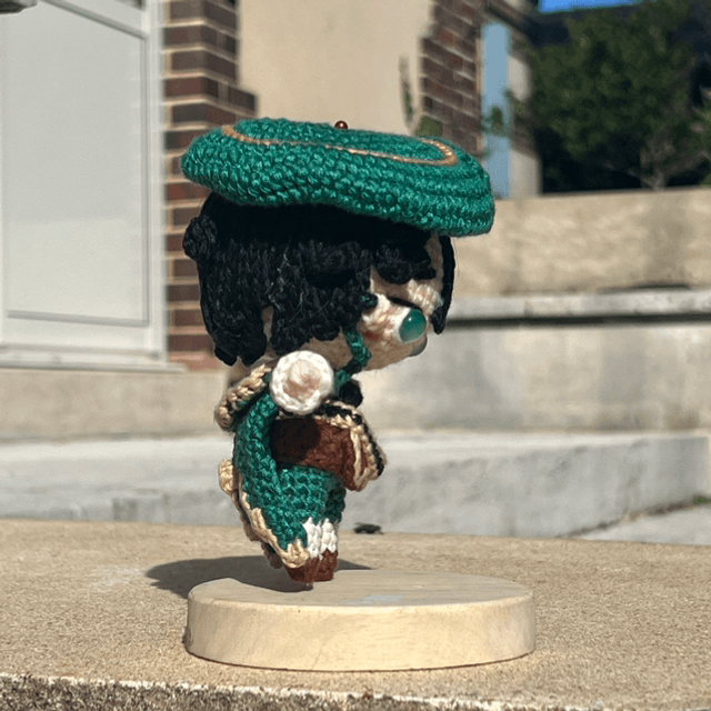 Poupée Venti au Crochet - Modèle Articulé, Taille 16 cm