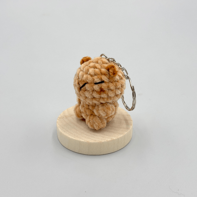 Mini Kapibara en laine chenille