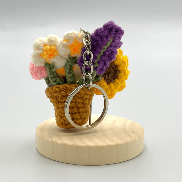 Porte clé Mini Bouquet Fleuri