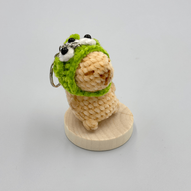 Mini Kapibara en laine chenille