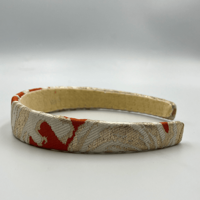 Serre-tête artisanal en tissu obi japonais 